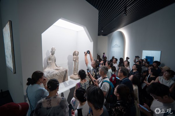 会展区｜穿越千年的审视：麦积山石窟艺术大展登陆上海宝龙好意思术馆
